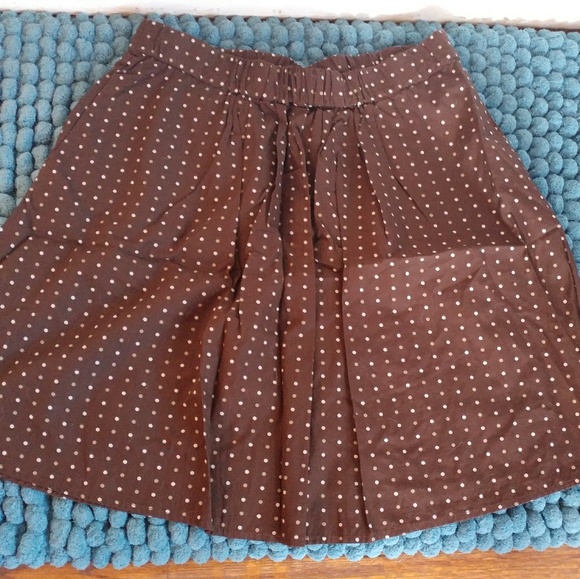 J. Crew Dresses & Skirts - J Crew Sz Small Polka Dot Circle Skirt